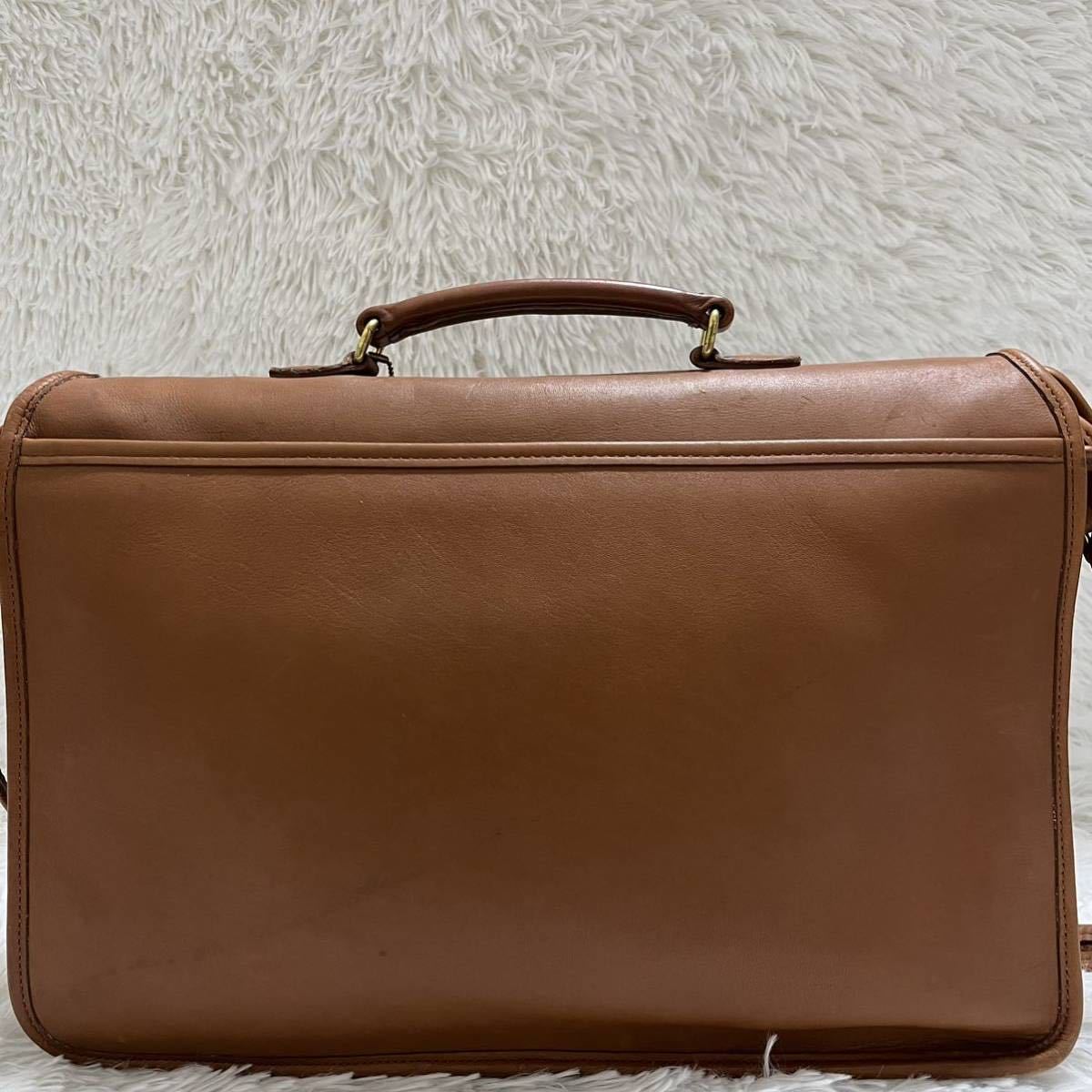 COACH ブリーフケース ビジネスバッグ オールドコーチ 2way ブラウン