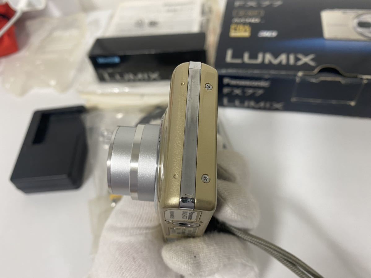 パナソニック　Panasonic LUMIX DMC-FX77 ゴールド 低価，安い パナソニック DMC-FX77 LUMIX ゴールド