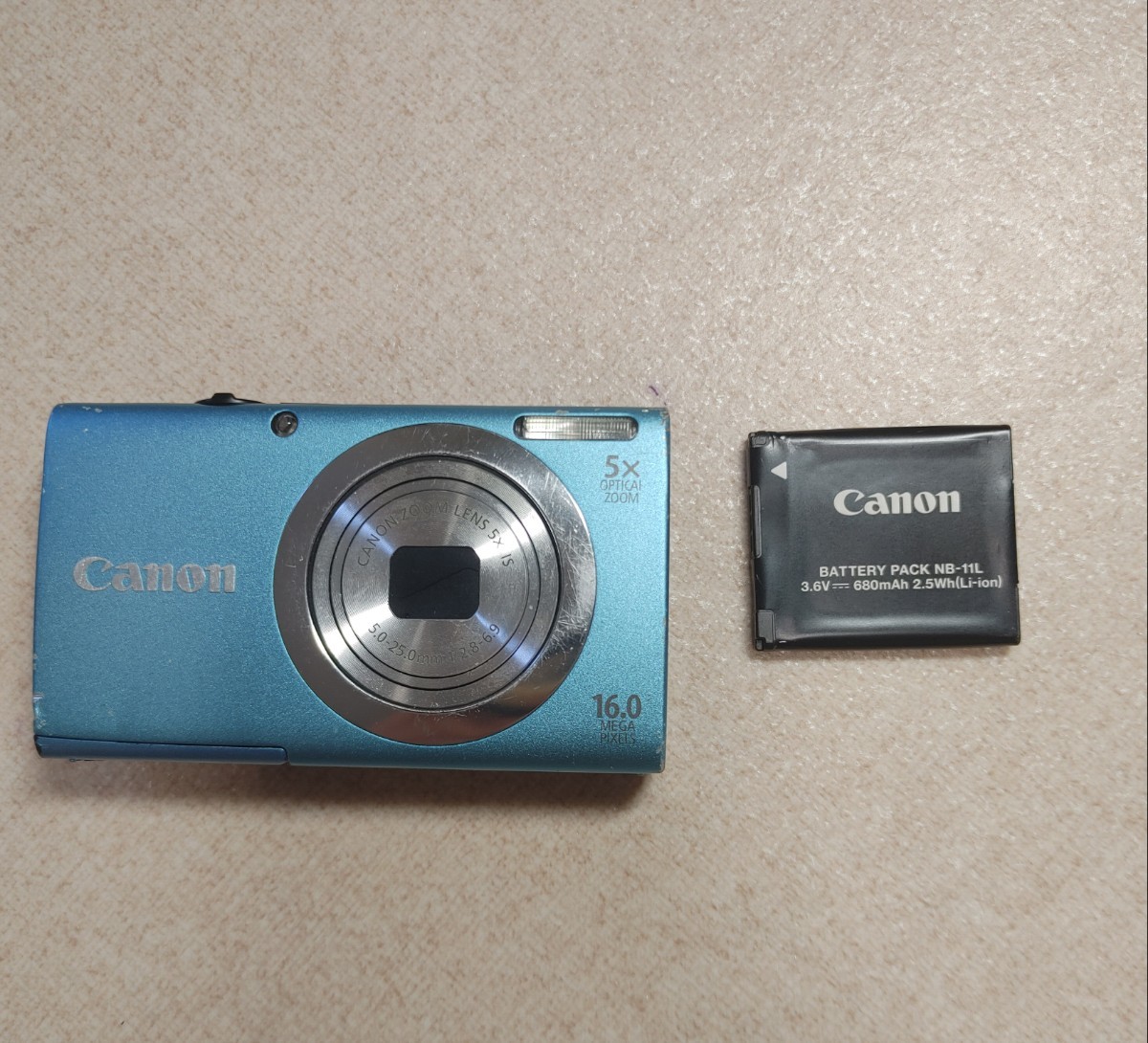 ジャンク PowerShot A2400 IS Canon デジタルカメラ　キャノン デジカメ PC1731