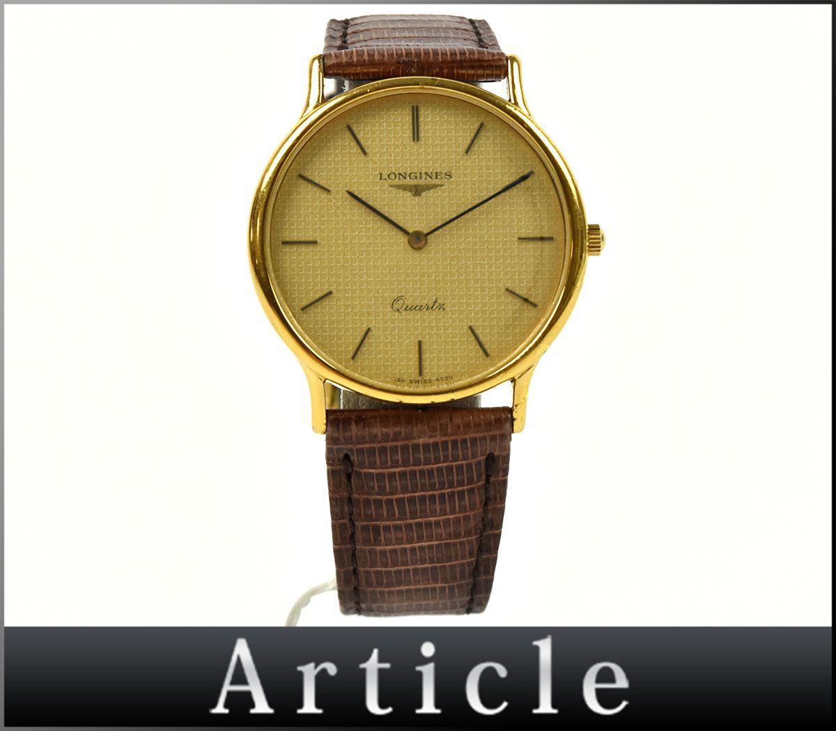ブランド腕時計 不動品LONGINES メンズ腕時計 ゴールド ラウンド 