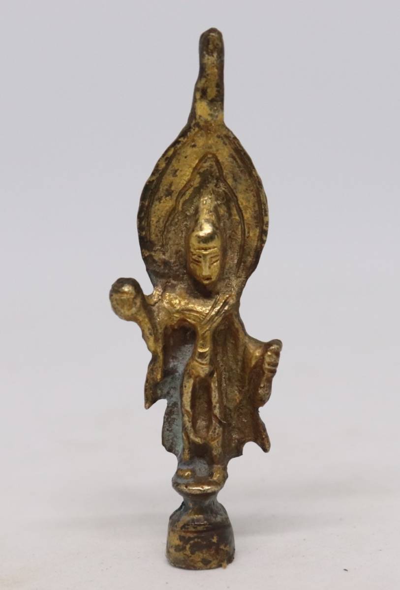時代物 金銅仏像坐像 金佛像 隋唐仏像美術品 高さ8.5cm 奥行き2.2cm 唐