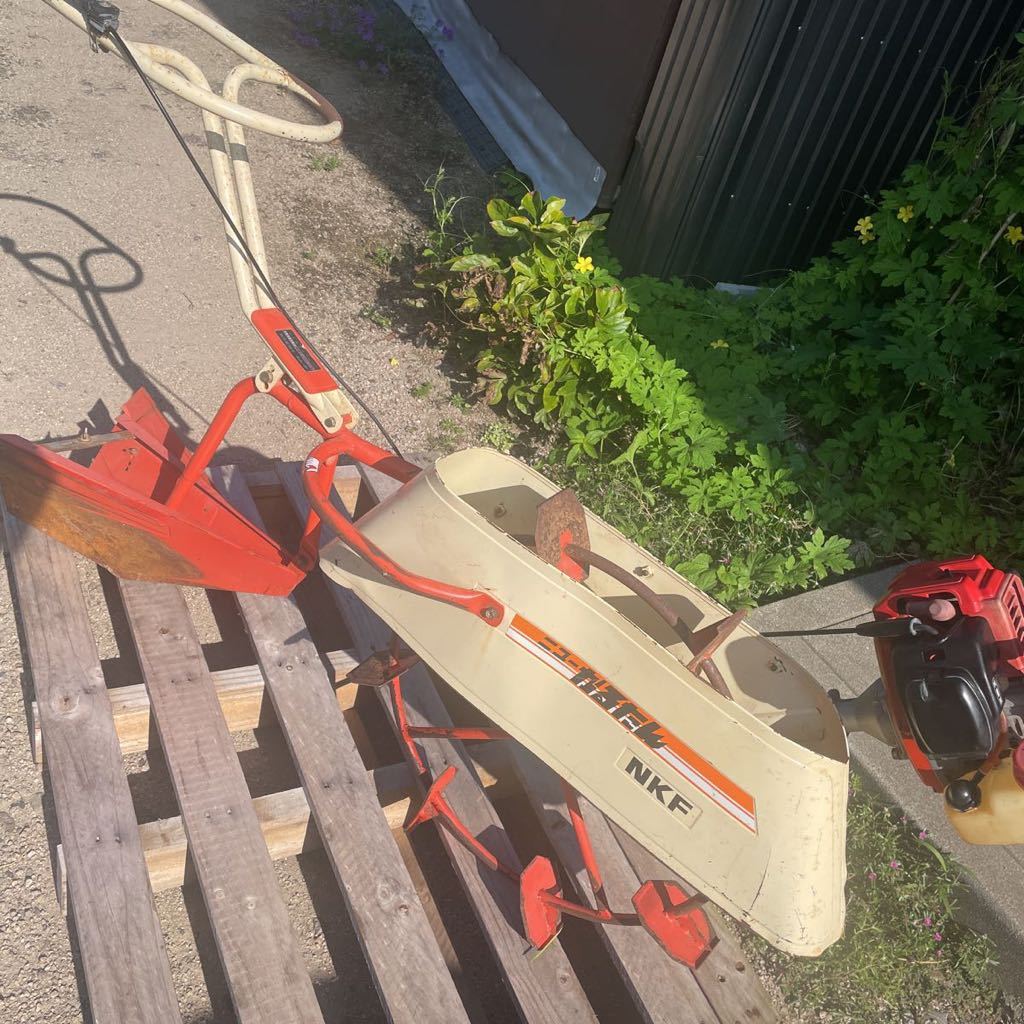 オータケ水田溝切機 かるたんNKF ゼノアエンジンG2K◆現象渡し◆動作品