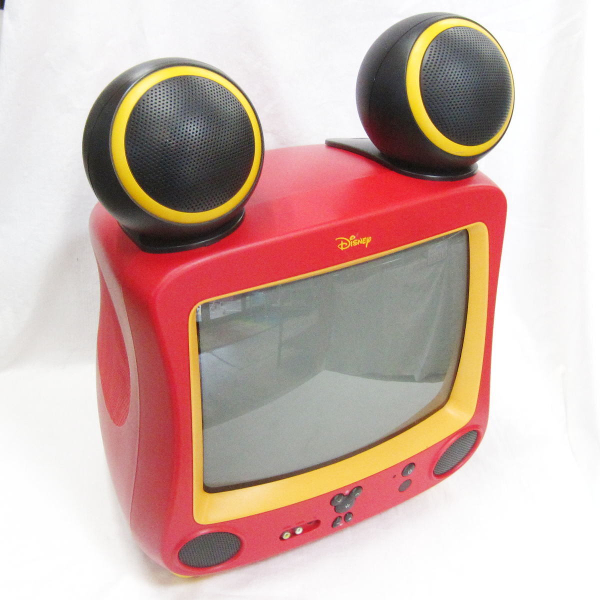 Disney ブラウン管テレビ 2004年製　ミッキー　インテリア用　鑑賞用 Disney ミッキー型ブラウン管テレビ&DVDデッキ Disney ミッキー型