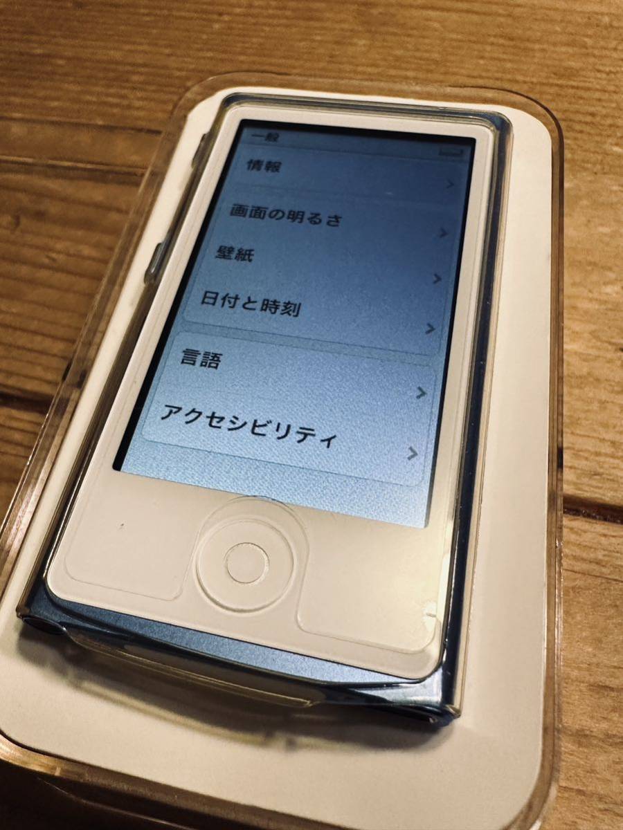 iPod nano 第7世代 MKN02J/A 16GB ブルー 動作確認済み リセットして