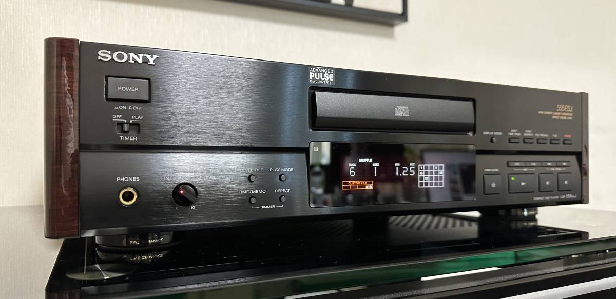 SONY CDプレーヤー CDP-555ESJ 1992年製 動作確認済 - 新価格版