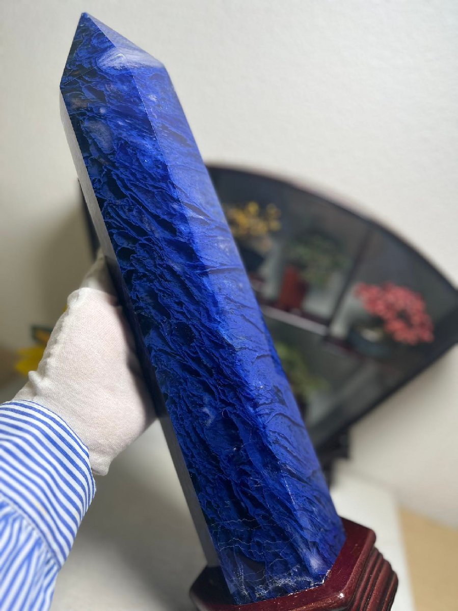 約：3153 約:390mm 超綺麗水晶六角柱166U2-126U02Z