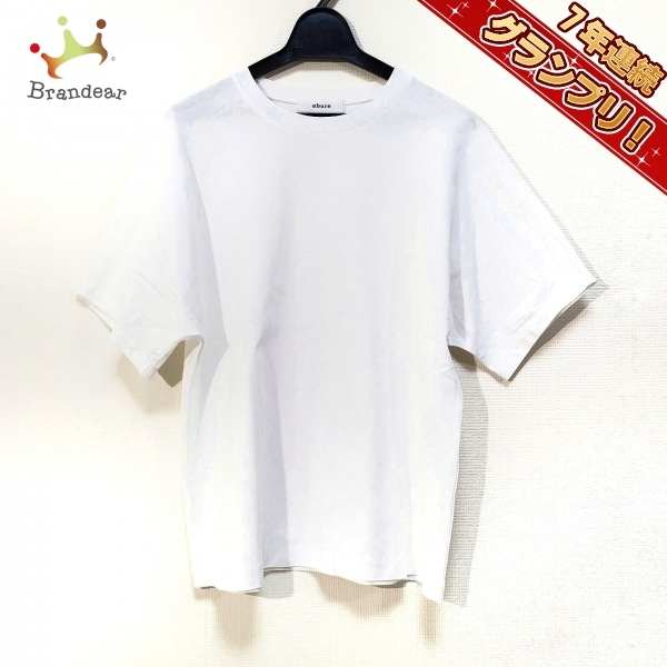 エブール ebure 半袖Tシャツ - 白 レディース クルーネック トップス