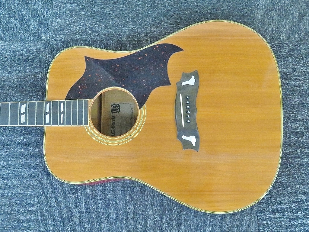 希少！美品Morris MY-80 アコースティックギターハードケース付