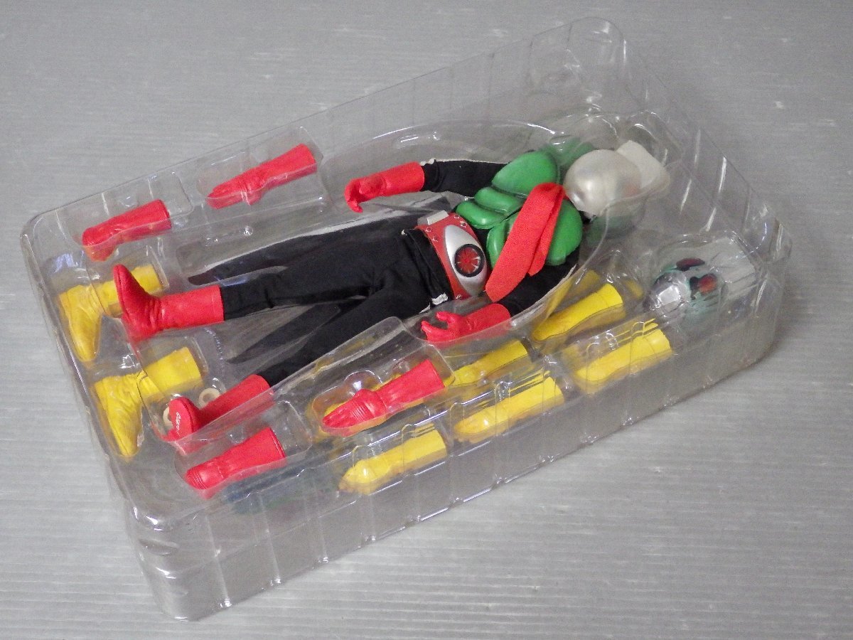 ジャンク品！仮面ライダーフィギュア｜メディコムトイ RAH 仮面ライダー 新2号＆ショッカーライダー コンパチセット Ver.2.0 ◆箱なし