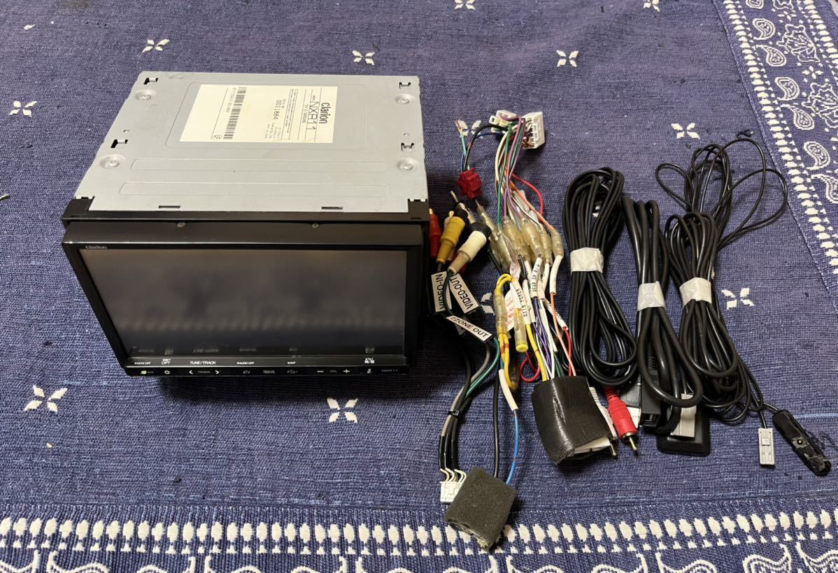 クラリオン NXR11 SDナビ CD TVワンセグ内蔵 動作確認済み　