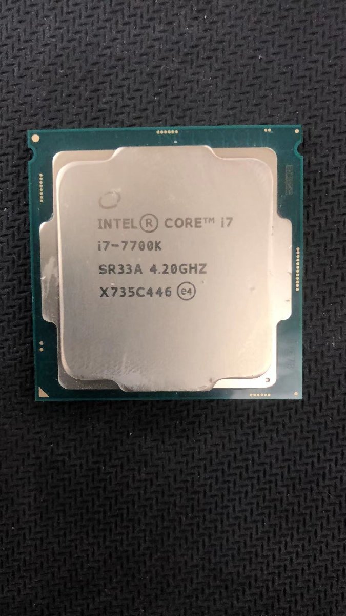 CPU インテル Intel Core I7-7700K プロセッサー 中古 動作未確認