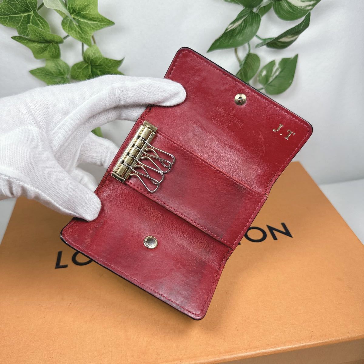 1円 LOUIS VUITTON ルイヴィトン ヴェルニ キーケース ミュルティクレ4 