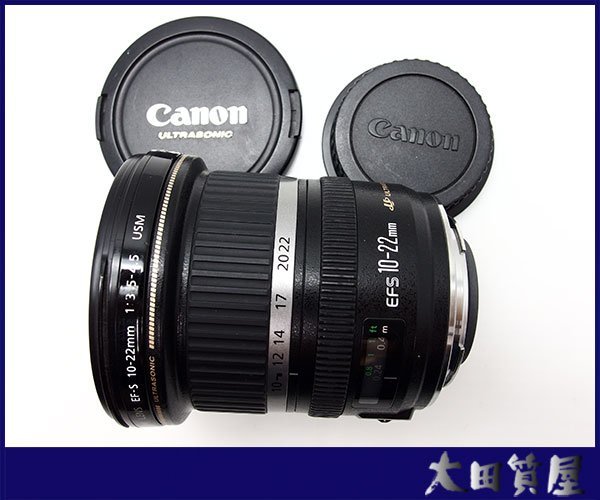 104)質屋出品☆CANON EF-S 10-22mm 1：3.5-4.5 USM 超広角ズームレンズ
