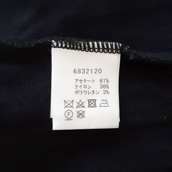 Rene(ルネ) ブルゾン サイズ36 S レディース - ダークネイビー×黒 長袖 