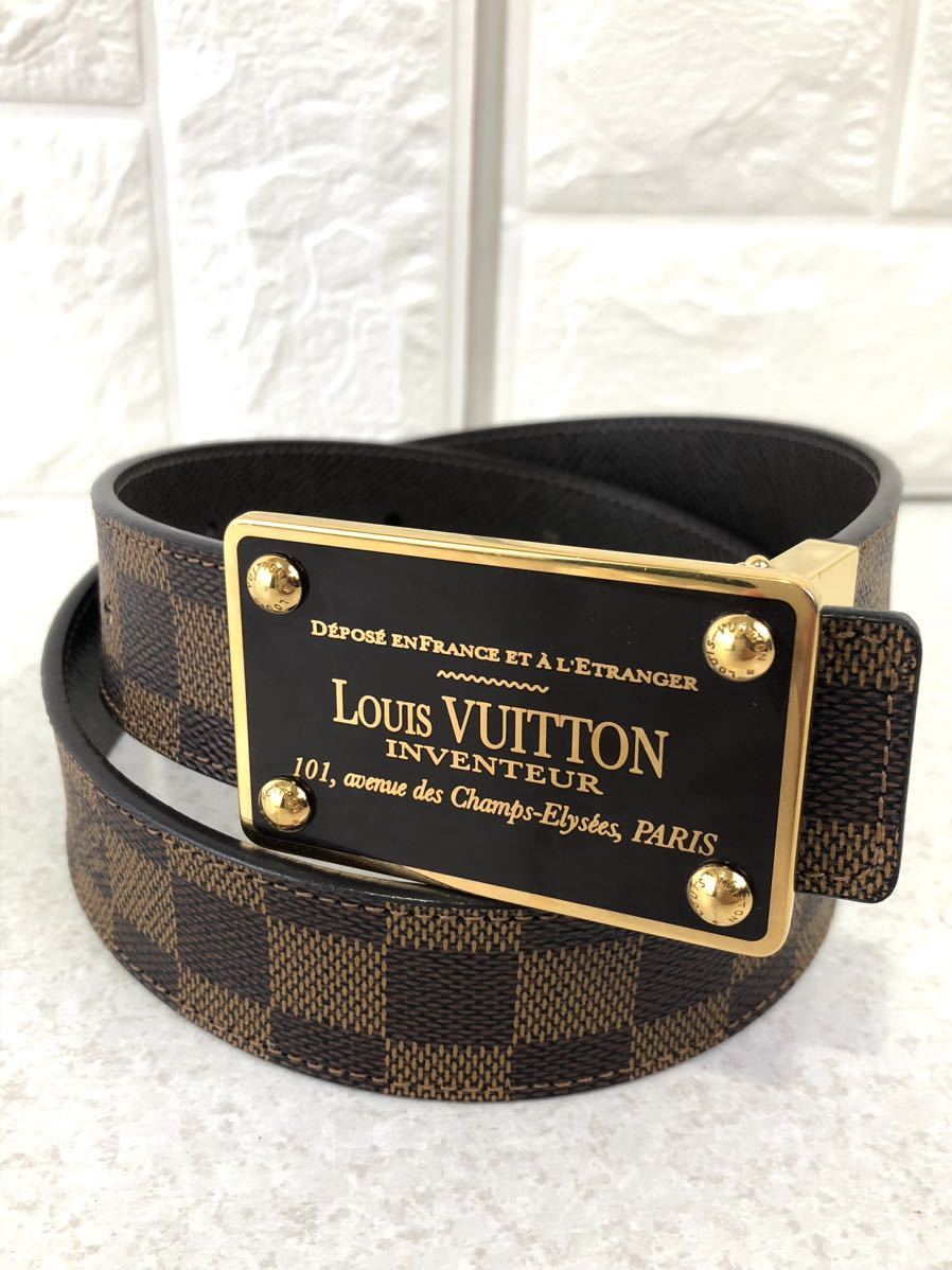 LOUIS VUITTON ルイヴィトン サンチュール アヴァントゥール ダミエ