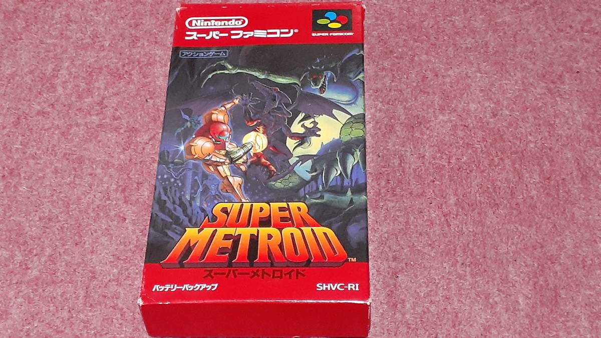 SFCSUPER METROID スーパーメトロイド 元箱⁄説明書有り - メルカリ