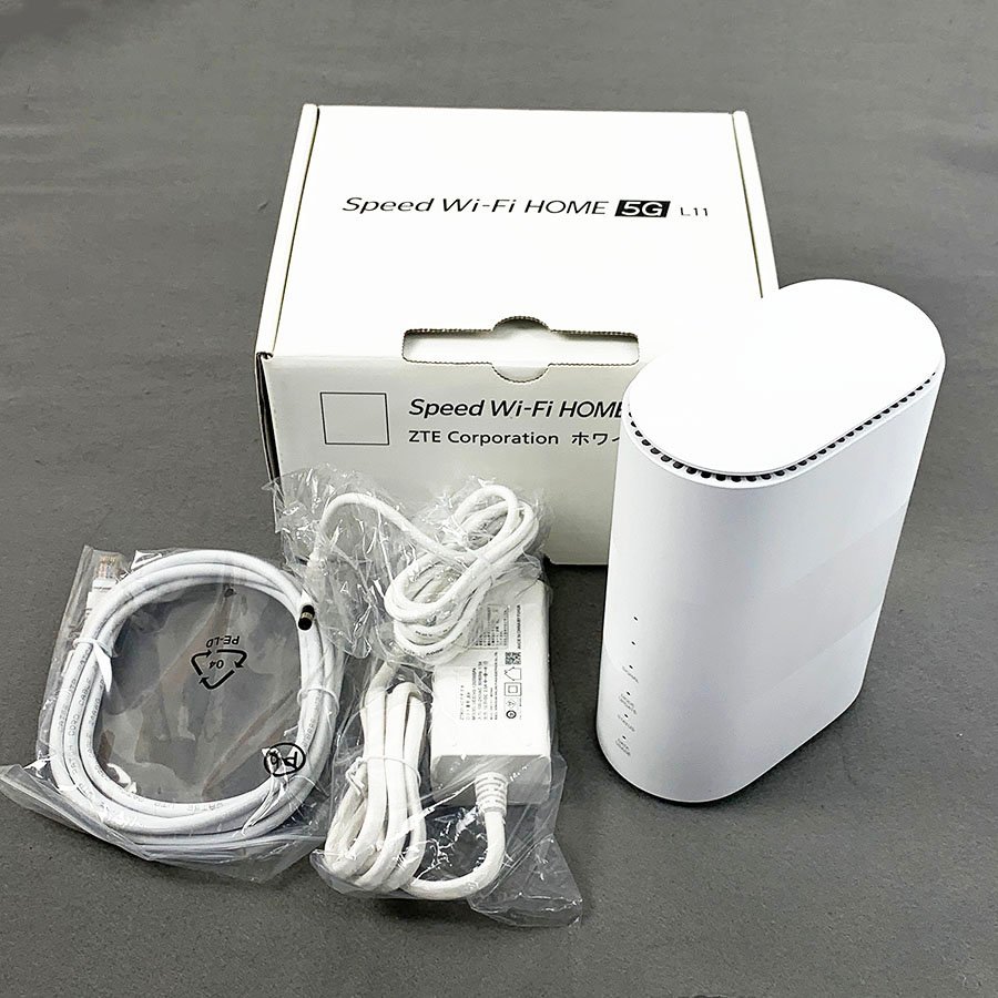 PC周辺機器 Speed Wi-Fi HOME 5G L11 ZTE ホワイト