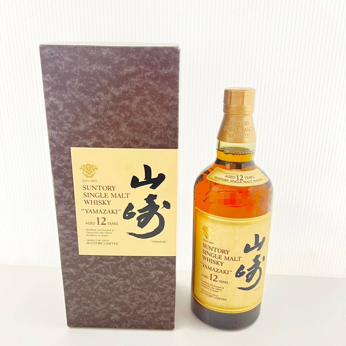 12249/【未開栓】山崎 12年YAMAZAKI SINGLE MALT SUNTORY WHISKY サントリー シングルモルトウイスキー 750ml 43% 洋酒