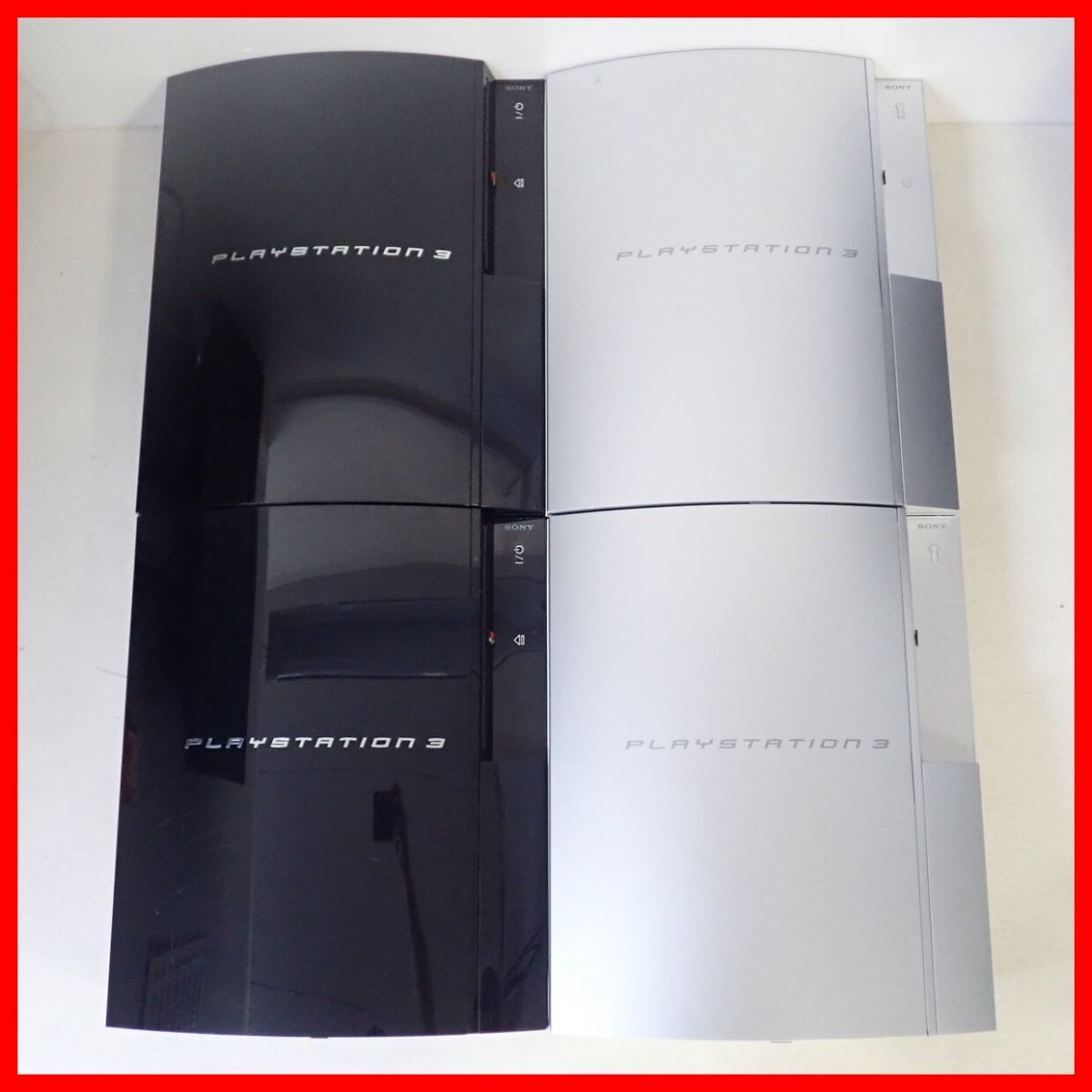  PS3 プレステ3 本体のみ CECHB00 2台/CECHL00 2台 ブラック/シルバー まとめて4台セット PlayStation3 SONY HDDなし 起動不可 ジャンク 40(PS3本体)｜売買されたオークション情報、yahooの商品情報をアーカイ PS3本体
