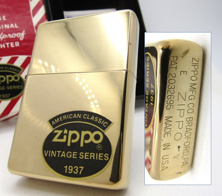 【赤字超特価，SALE】 1937レプリカ 鏡面 ブラス zippo ジッポ 1989年(その他)｜売買されたオークション情報、yahooの商品情報をアーカイブ公開 - オークファン Zippo