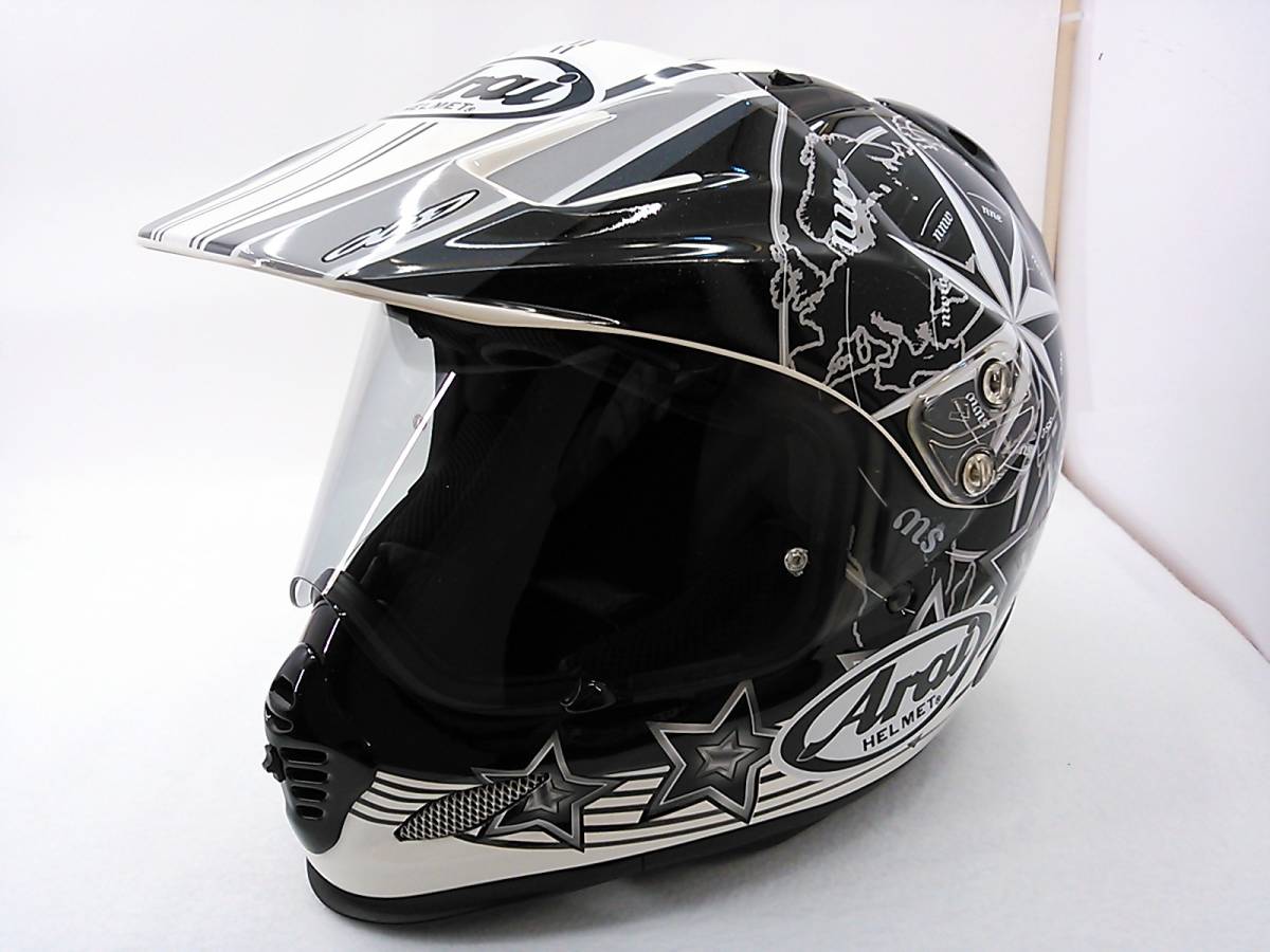 外観良品 Arai アライ TOUR CROSS 3 ツアークロス3 AURORA オーロラ L 