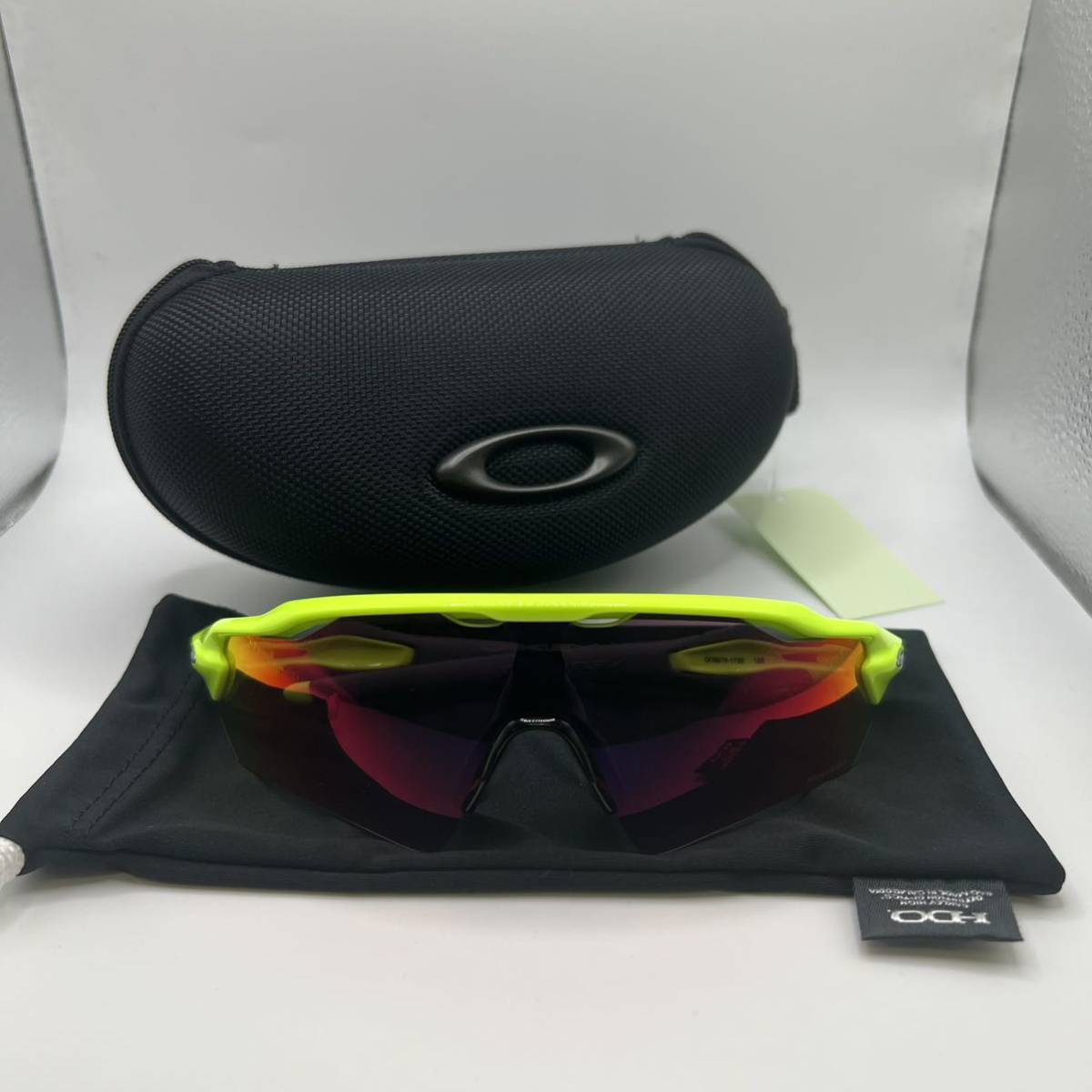 【SB93】オークリー Oakley RADAR EV PATH アジアンフィット 009275-1735 イエロー×グレー 蛍光イエロー