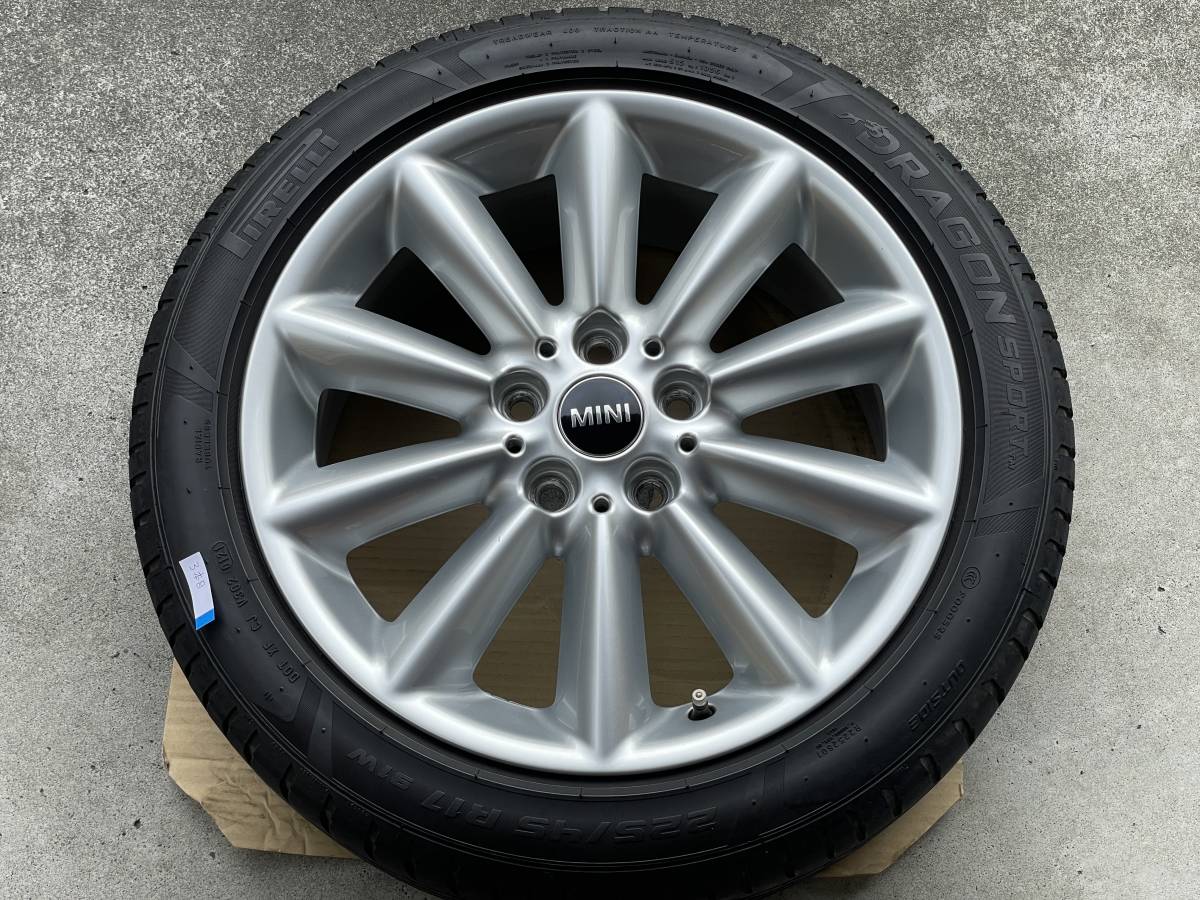 ミニ クラブマン F54 純正ホイール & タイヤ 17inch 225/45R17 美品 中古