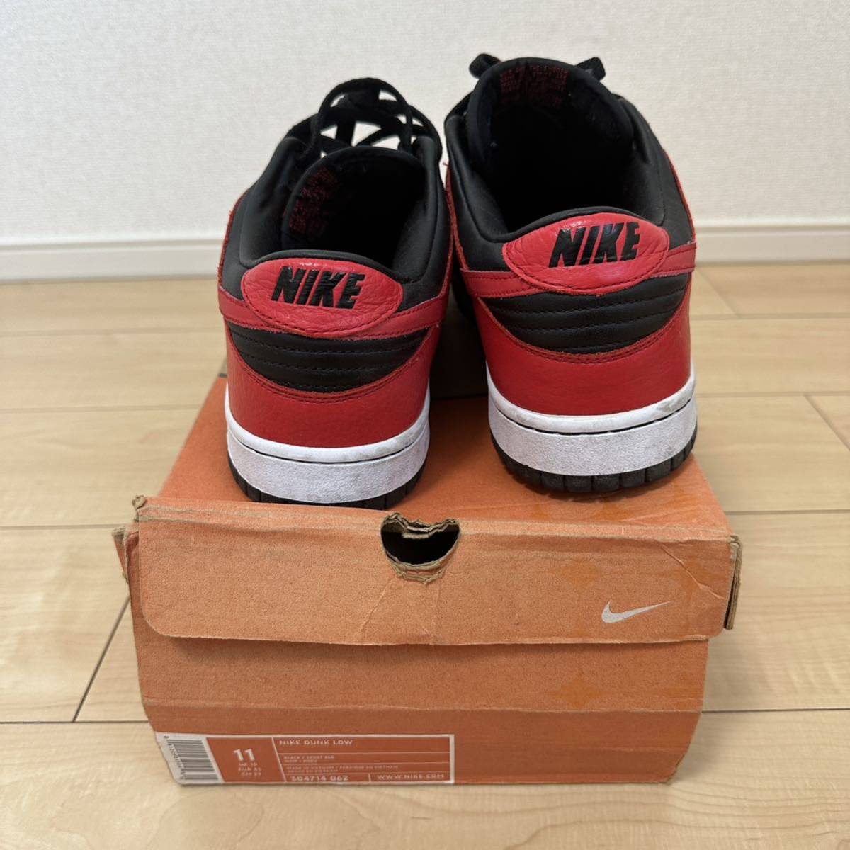 Nike Dunk Low JD Sports 別注 BRED 304714-062 / Nike Air SB Jordan 