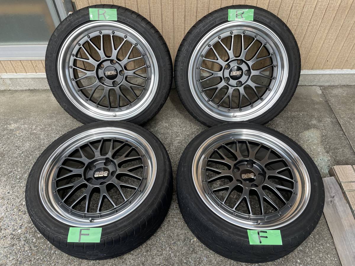 BBS LM 18インチホイール＆タイヤセット 4本 LMP080 8J +40 LMP081 9J 