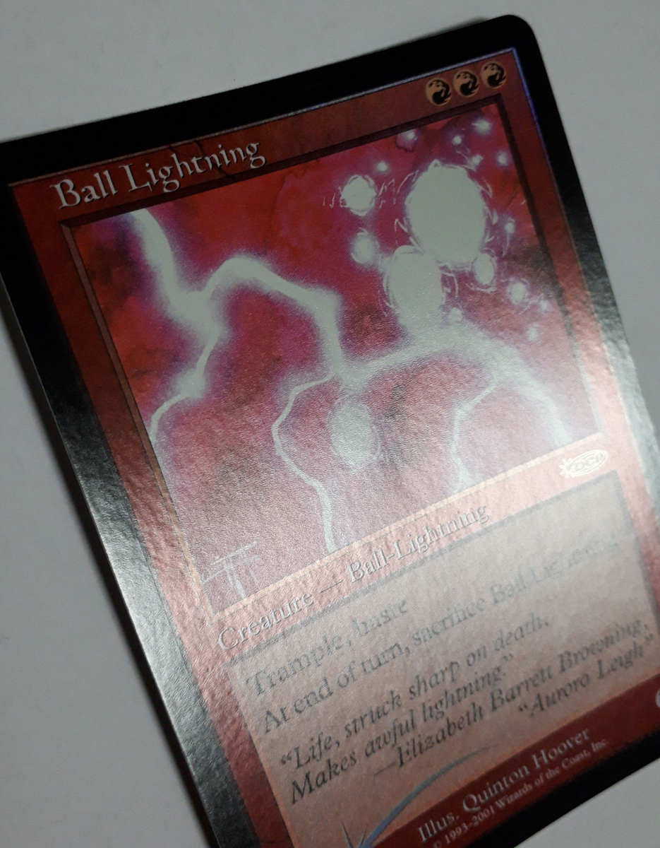 MTG ボール・ライトニング Foil ４枚セット 英語 DCI MTG ボール・ライトニング Foil 4枚セット 英語 DCI mtg Foil ボール