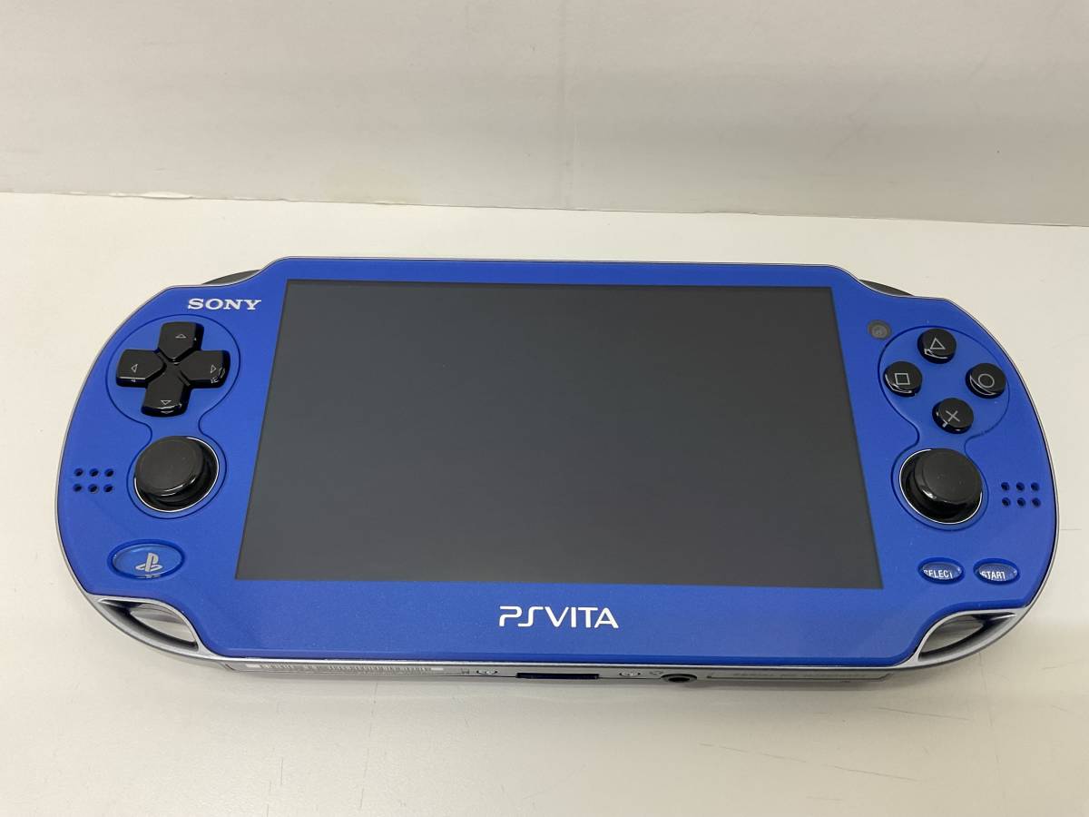 管21236)【ゲーム機】PSVita 本体 PCH-1000 サファイアブルー パワプロ