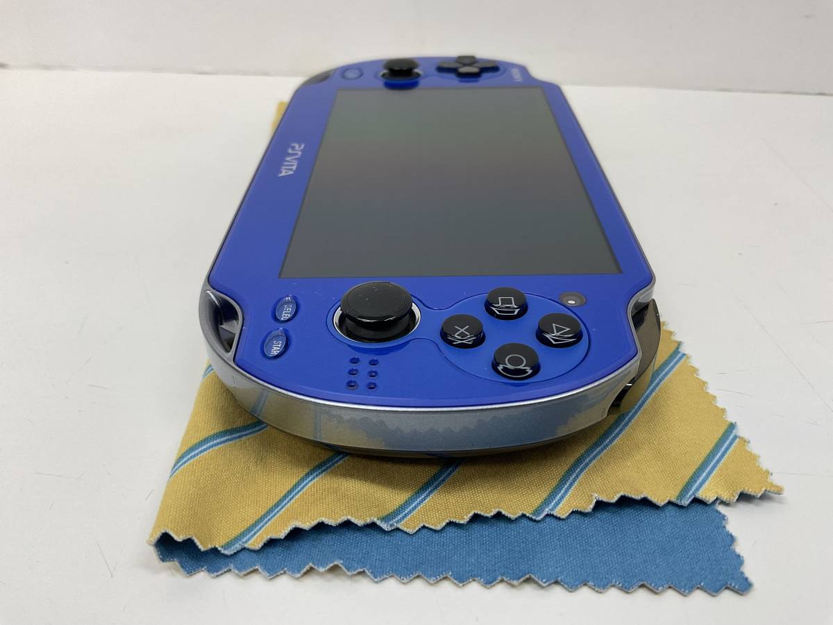 管21236)【ゲーム機】PSVita 本体 PCH-1000 サファイアブルー パワプロ