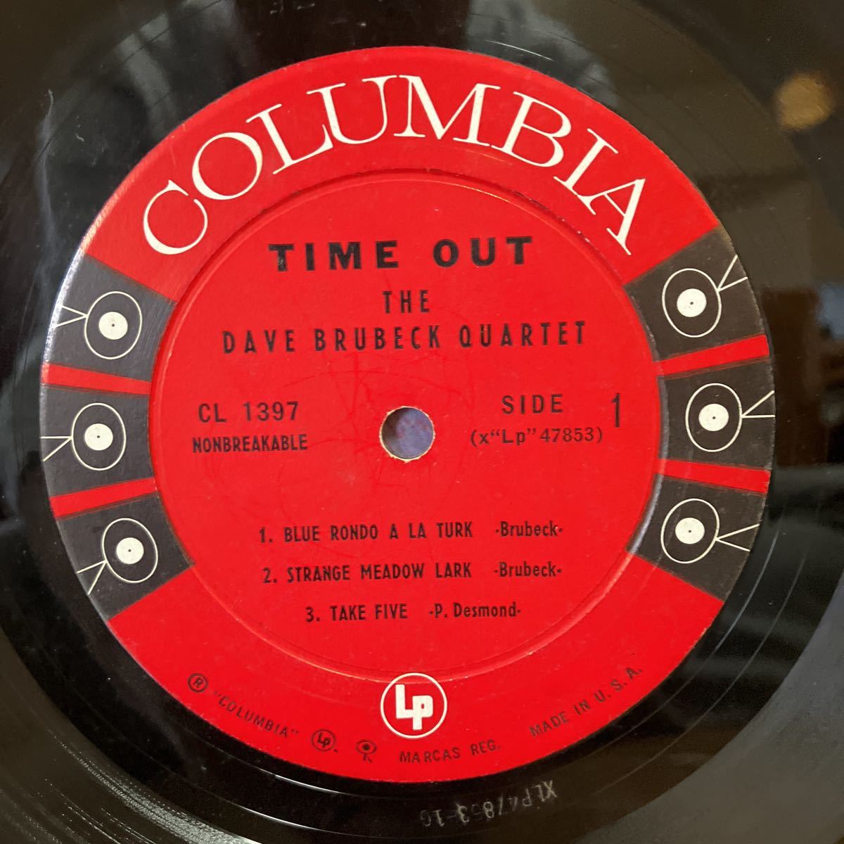 LP】☆名盤 デイブ・ブルーベック・カルテット / DAVE BRUBECK QUARTET