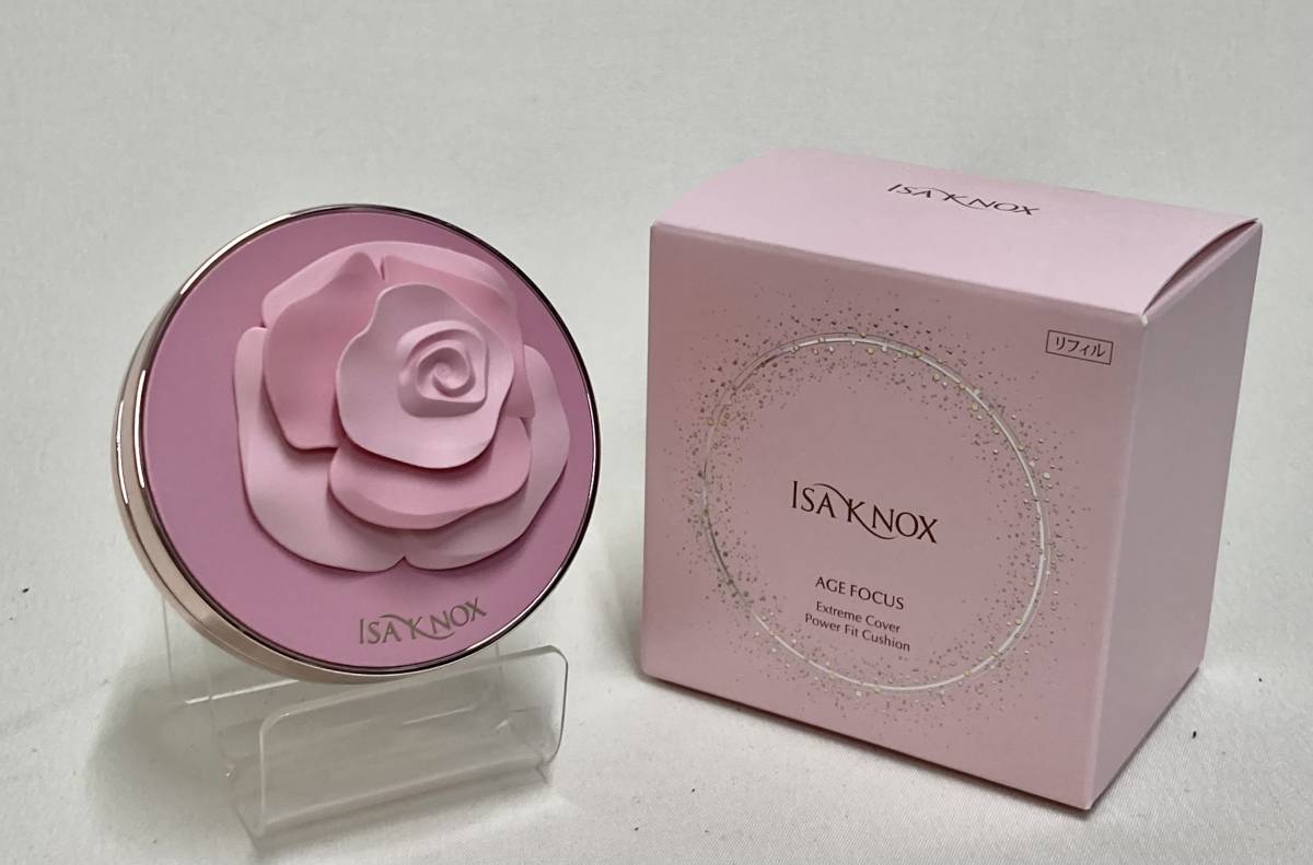 新品未使用◆ISAKNOX【イザノックス】パワーフィットクッションファンデーション 立体フラワーケースセット（ 日本限定カラー ）