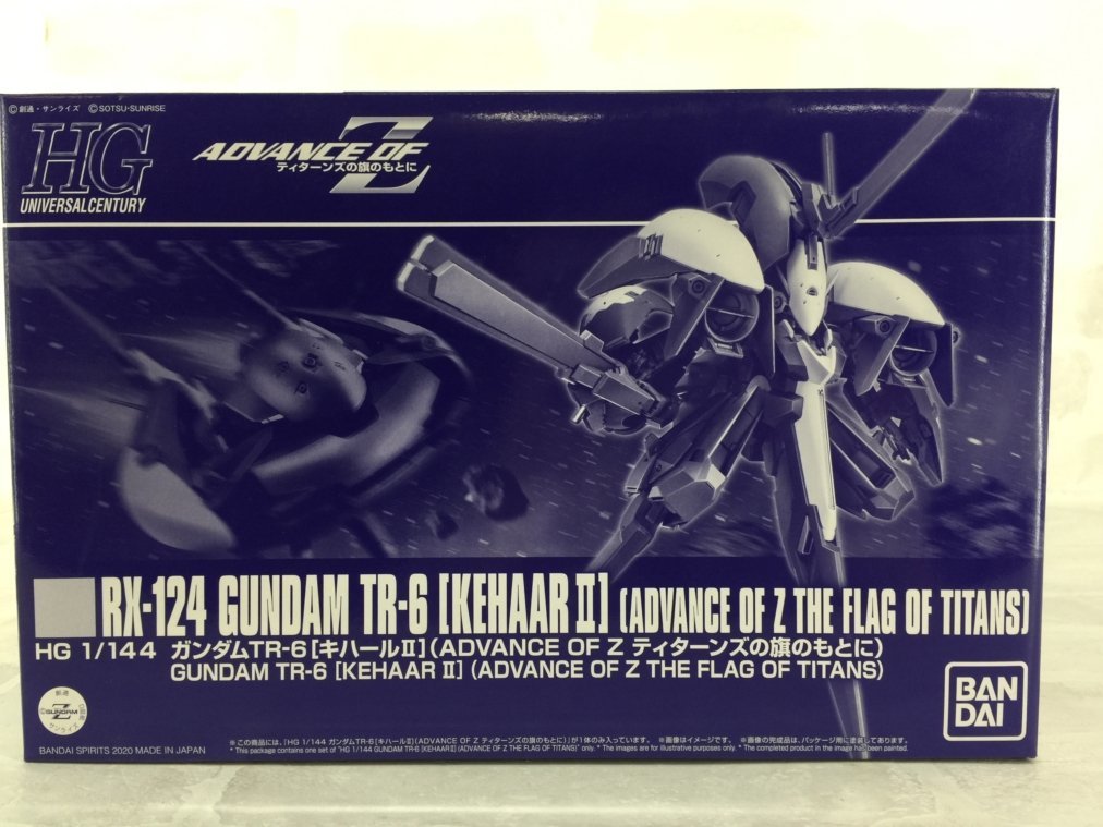 1⁄144 HG RX-124 TR-6 ガンダムTR-6 Gundam HGUC Kit Model 1