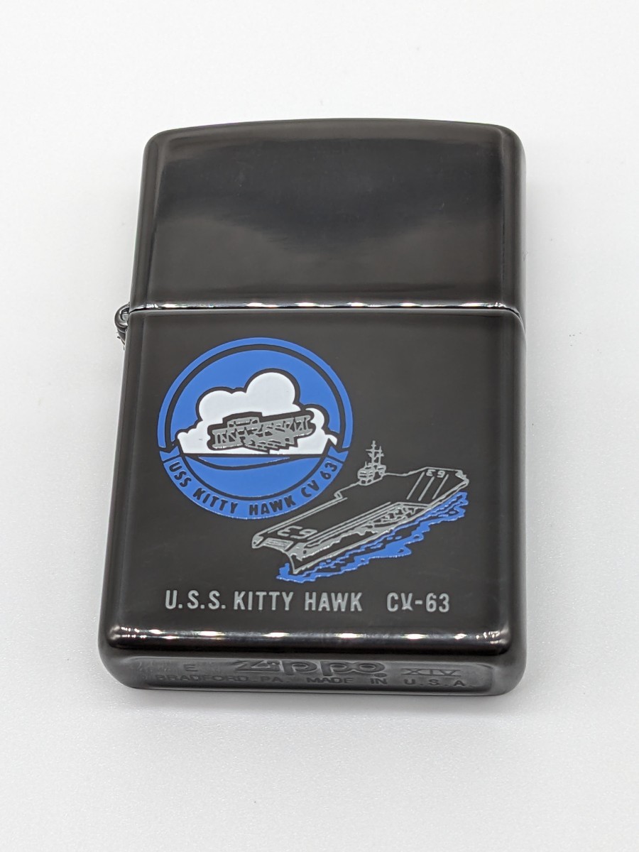 1円～!!】未使用 Zippo ジッポ USS KITTY HAWK CV-63 キティホーク