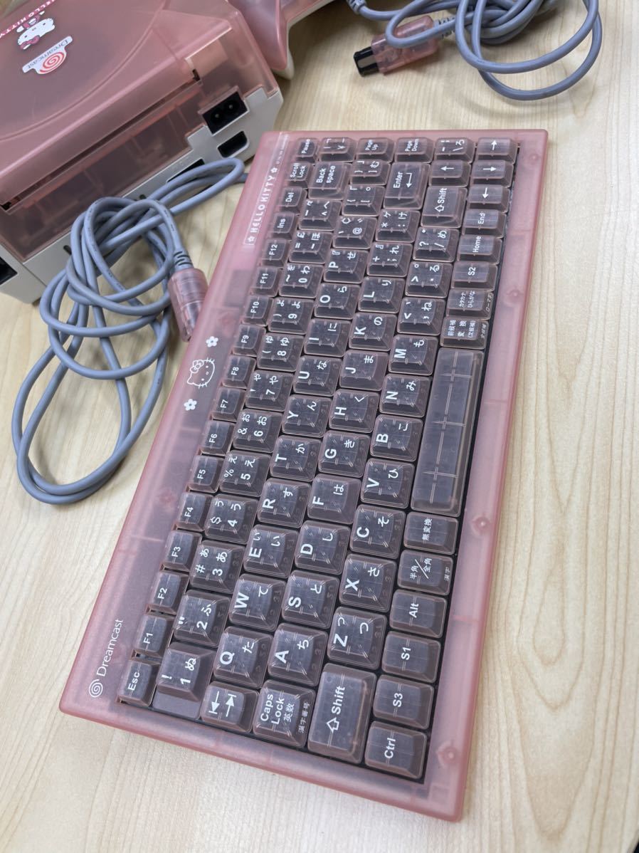 X92）SEGA HKT-3000 ドリームキャスト 本体 ハローキティ 本体