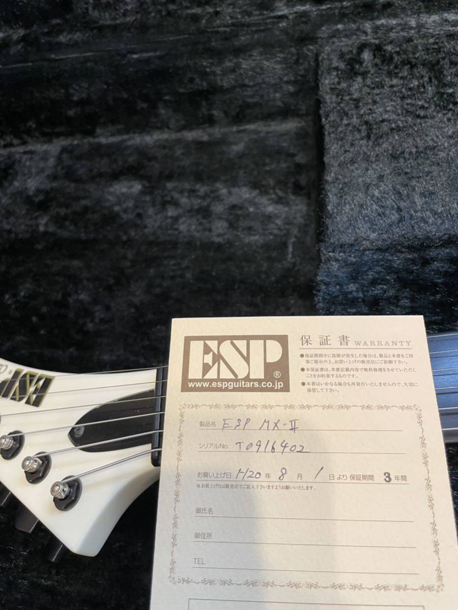ESP MX-Ⅱ メタリカ ジェイムズヘッドフィールド | EXPERIELLES.COM