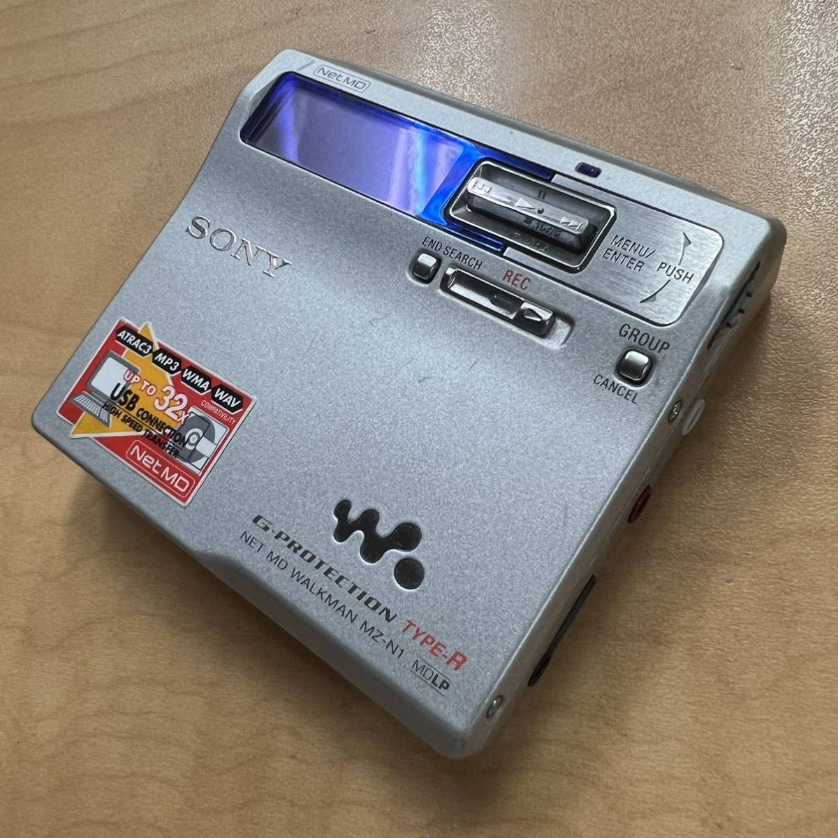 SR86 再録OK SONY MZ-N1 Net MDウォークマン ポータブルMDプレーヤー