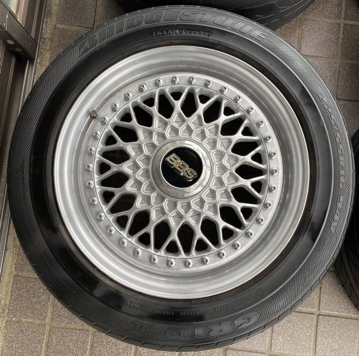 BBS RS322 16インチ タイヤホイールセット PCD 5H-114.3 8JX16H2 ET42  