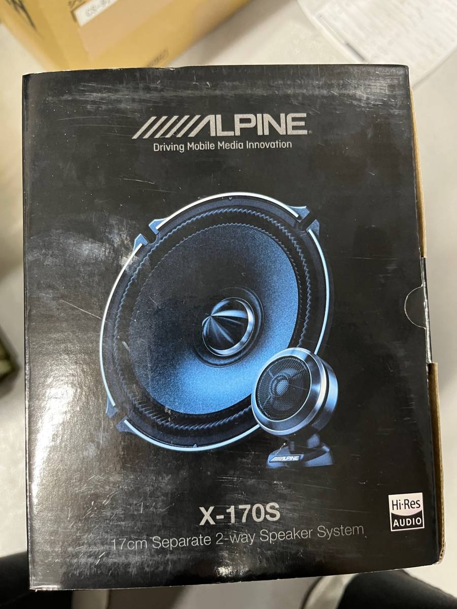 アルパイン 17セパレート2ウェイスピーカー 型番:X-170S ALPINE ②