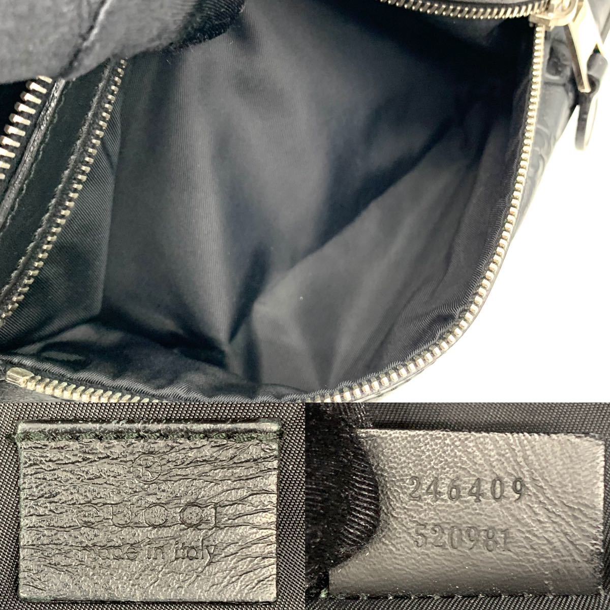 1円○極美品/定価32万○GUCCI グッチ ウエストポーチ ボディバッグ  