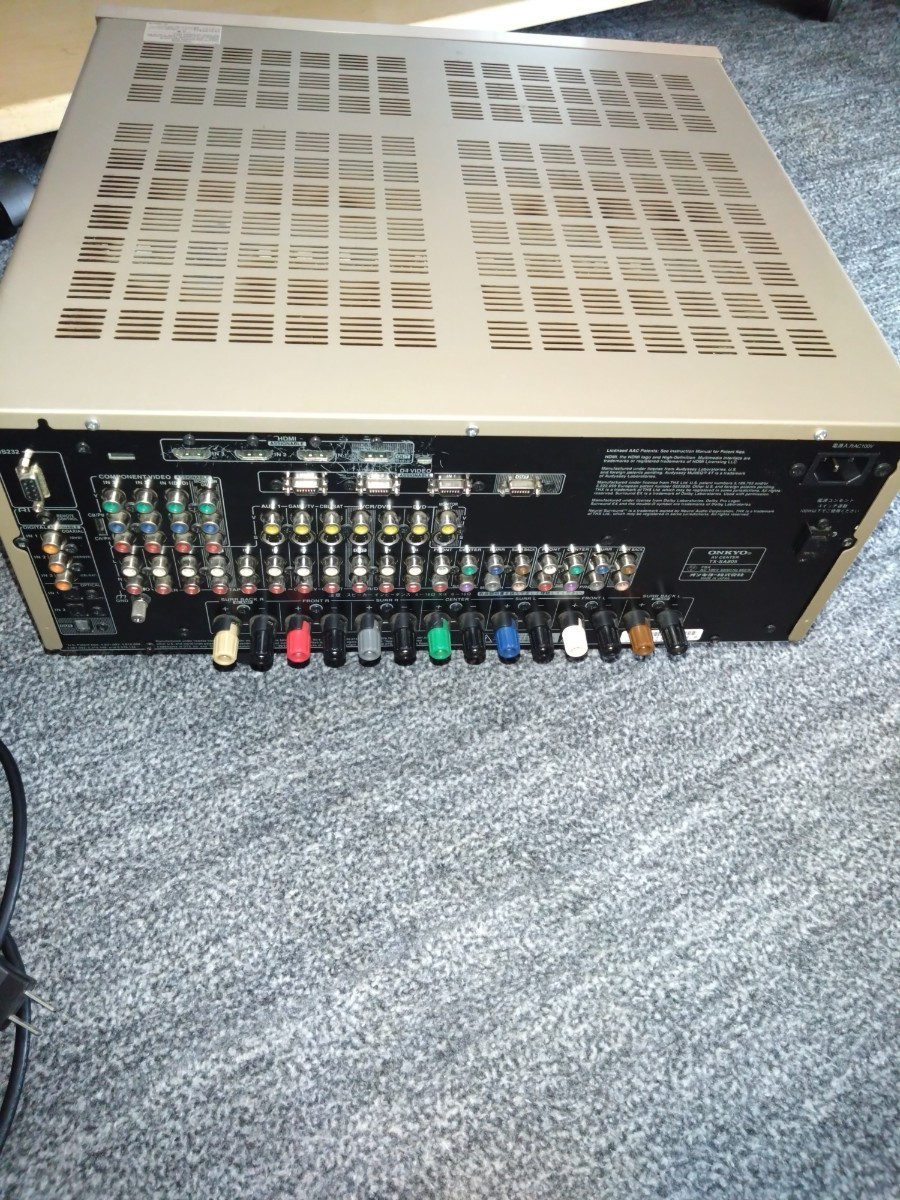 ONKYO TX-SA805 AVアンプ 動作確認済み オンキョー