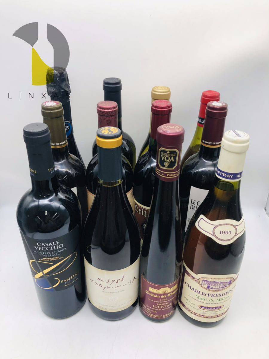 1円〜【未開栓】WINE ワイン12本セット まとめ売り 果実酒 CA1401