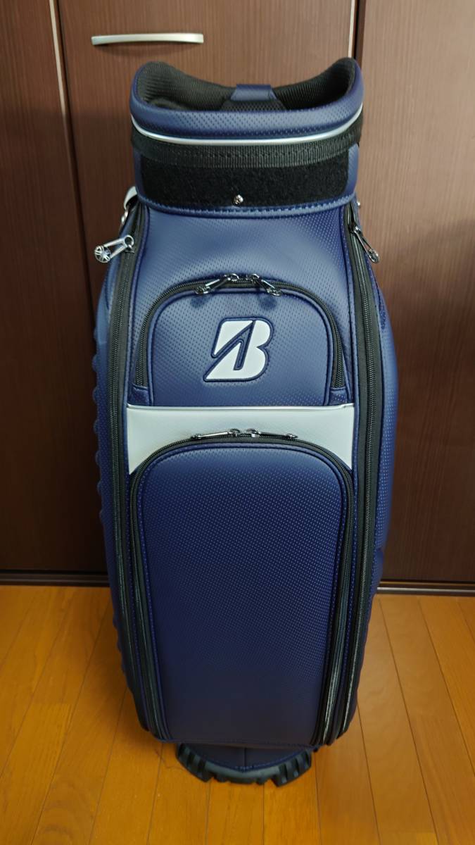 2023年 ブリヂストン プロレプリカモデル キャディバッグ CBG301 NW 紺 