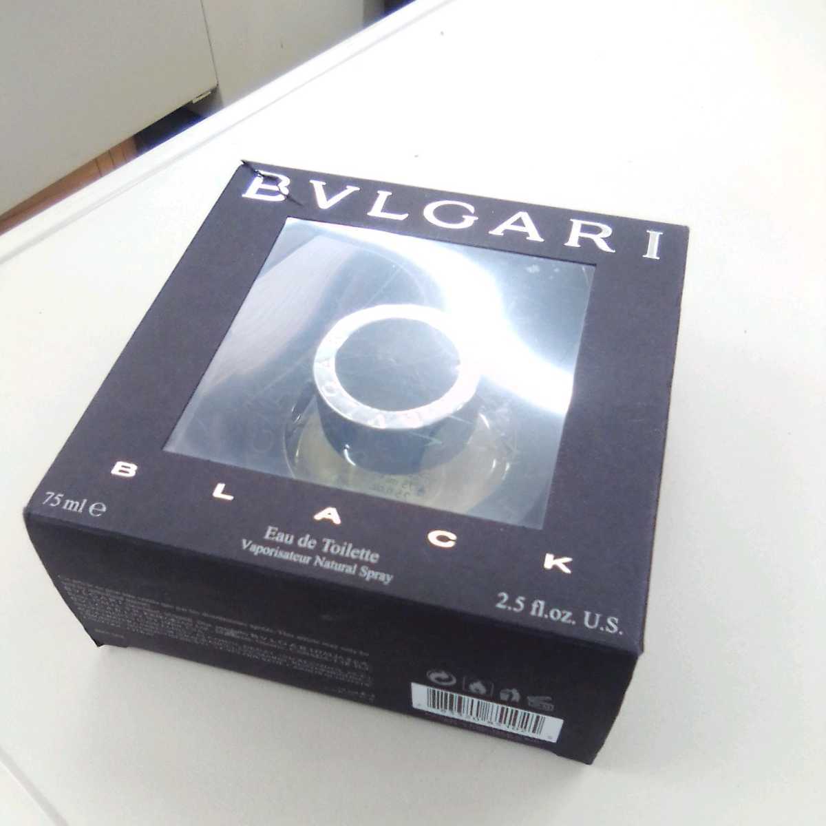 ●ユ7175H◎BVLGARI　ブルガリ　ブラック　オード　トワレ　75ml　イタリア製◎送料込み◎