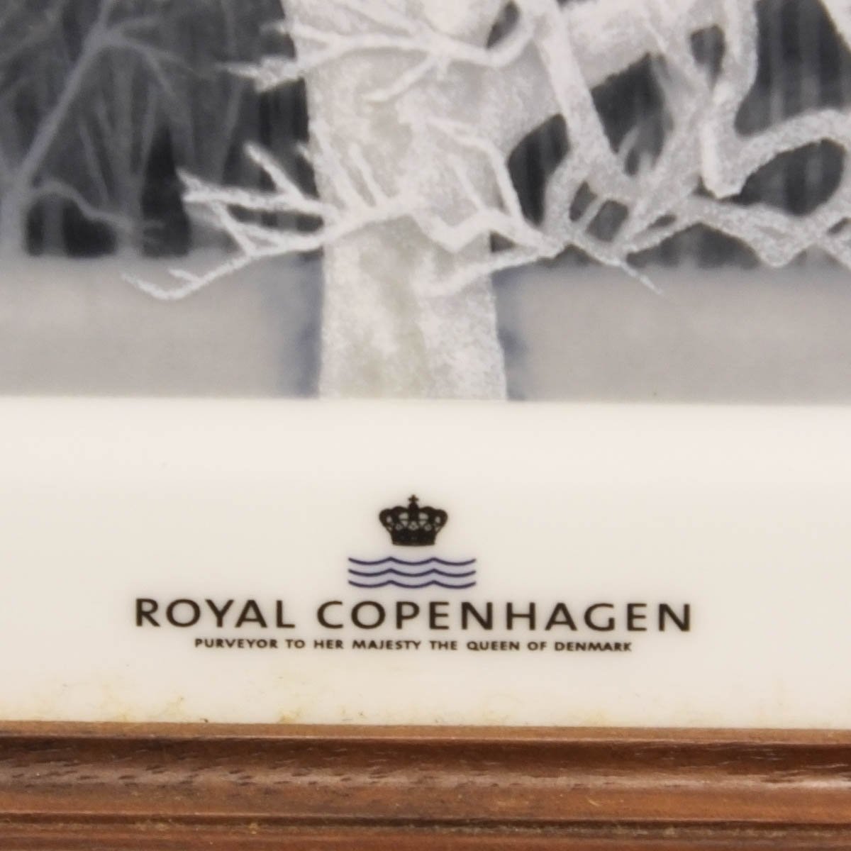 おたからや x0289-1 東山魁夷 冬華 ロイヤルコペンハーゲン 陶板画