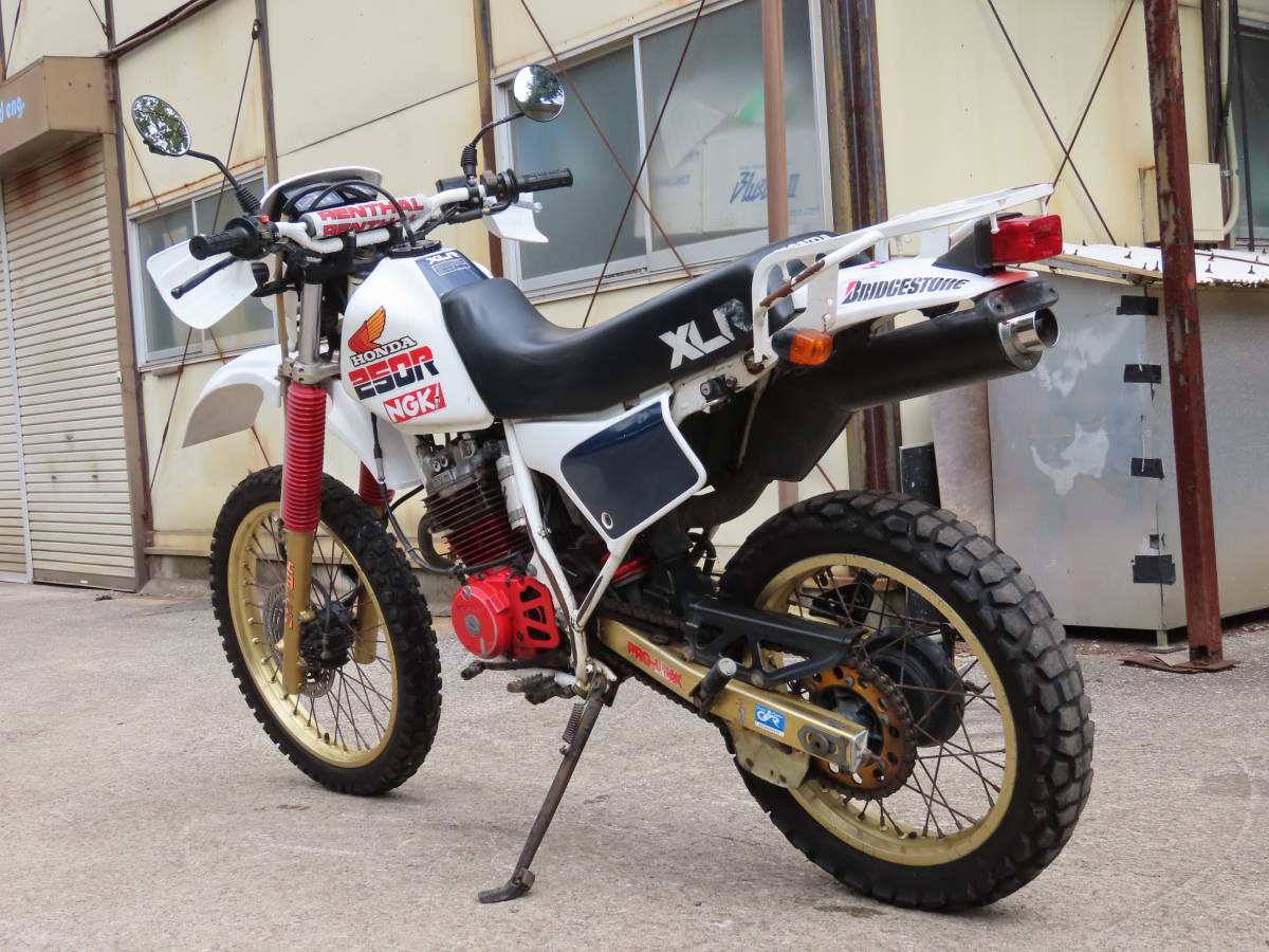 ホンダ XLR250R MD16 エンジン稼働 要キャブ整備 レストアベース ビンテージオフロードトレッキング林道(ホンダ)｜売買された ...