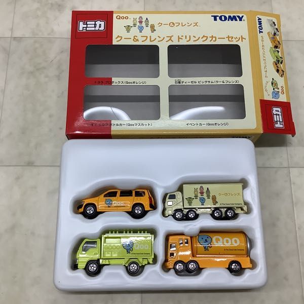 1円〜 トミカ Qoo クー&フレンズ ドリンクカーセット アサヒ