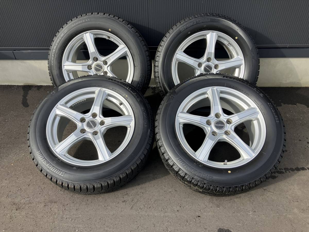 YY09291　ブリヂストン　BS　215/60R17　23年製　スタッドレス　アイスパートナー